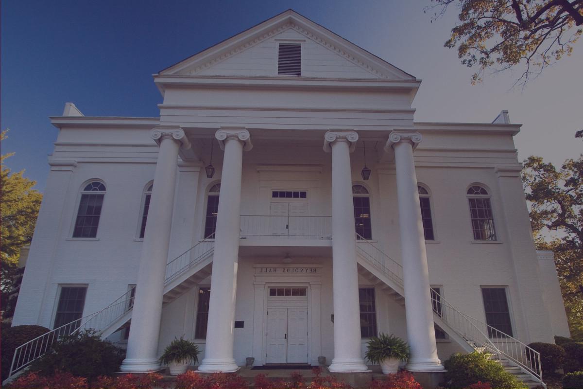 Front of Reynolds building 